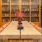 Spacious and well lit clubroom with seating and a library with an upstairs area for private studying.