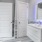 Bathroom with a floating vanity