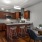 Kitchen open to dining space with an eat-in bar